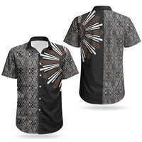 Mabuhay Philippines Festival Couples Matching Off Shoulder Maxi Dress and Hawaiian Shirt Araw Tnalak Modern Filipiniana Inspired