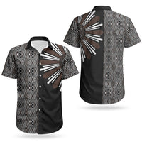 Mabuhay Philippines Festival Couples Matching Summer Maxi Dress and Hawaiian Shirt Araw Tnalak Modern Filipiniana Inspired
