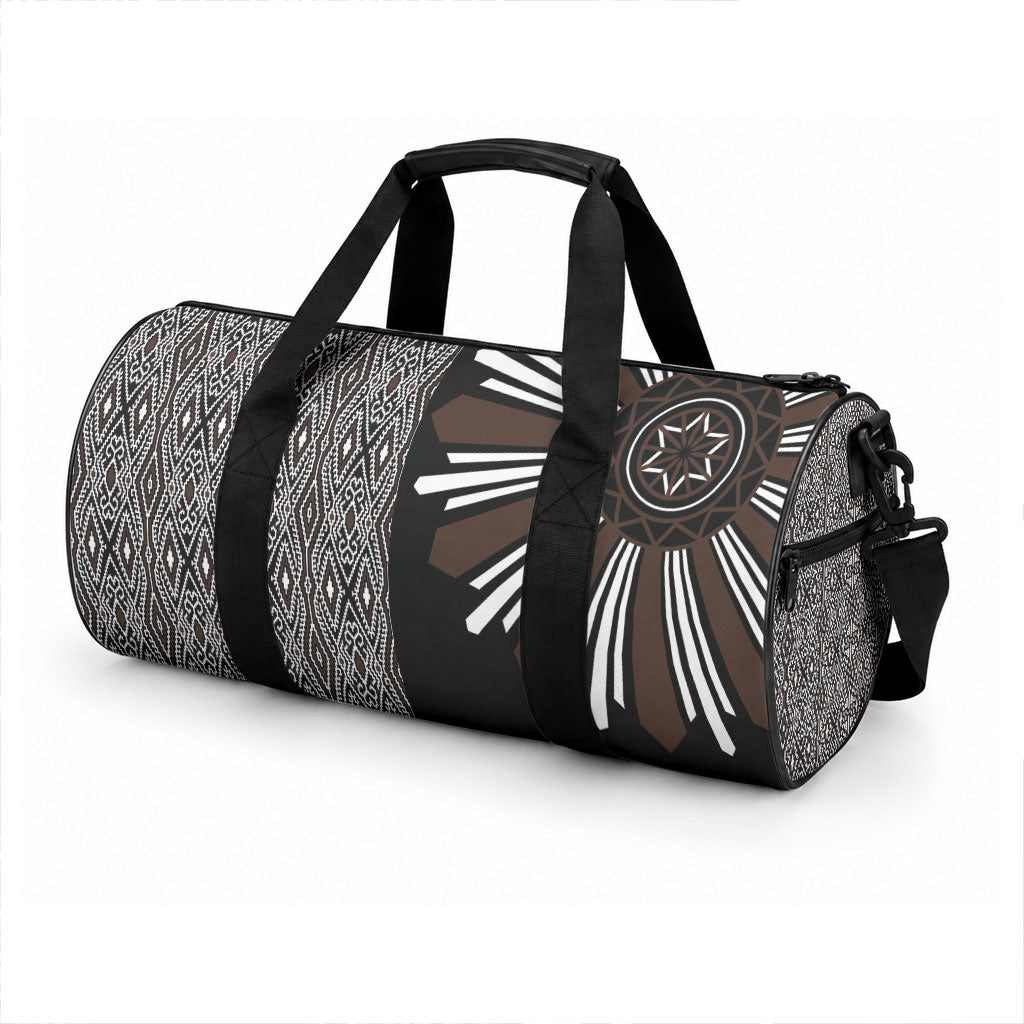 Mabuhay Philippines Festival Duffle Bag Araw Tnalak Modern Filipiniana Inspired
