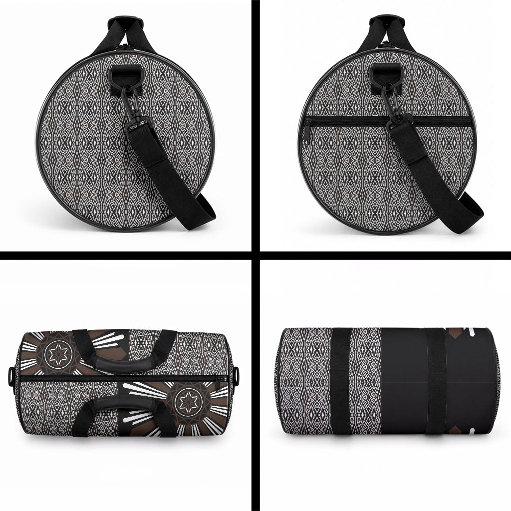 Mabuhay Philippines Festival Duffle Bag Araw Tnalak Modern Filipiniana Inspired