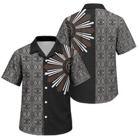 Mabuhay Philippines Festival Family Matching Off Shoulder Maxi Dress and Hawaiian Shirt Araw Tnalak Modern Filipiniana Inspired