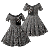 Mabuhay Philippines Festival Family Matching Summer Maxi Dress and Hawaiian Shirt Araw Tnalak Modern Filipiniana Inspired