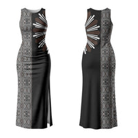 Mabuhay Philippines Festival Family Matching Tank Maxi Dress and Hawaiian Shirt Araw Tnalak Modern Filipiniana Inspired