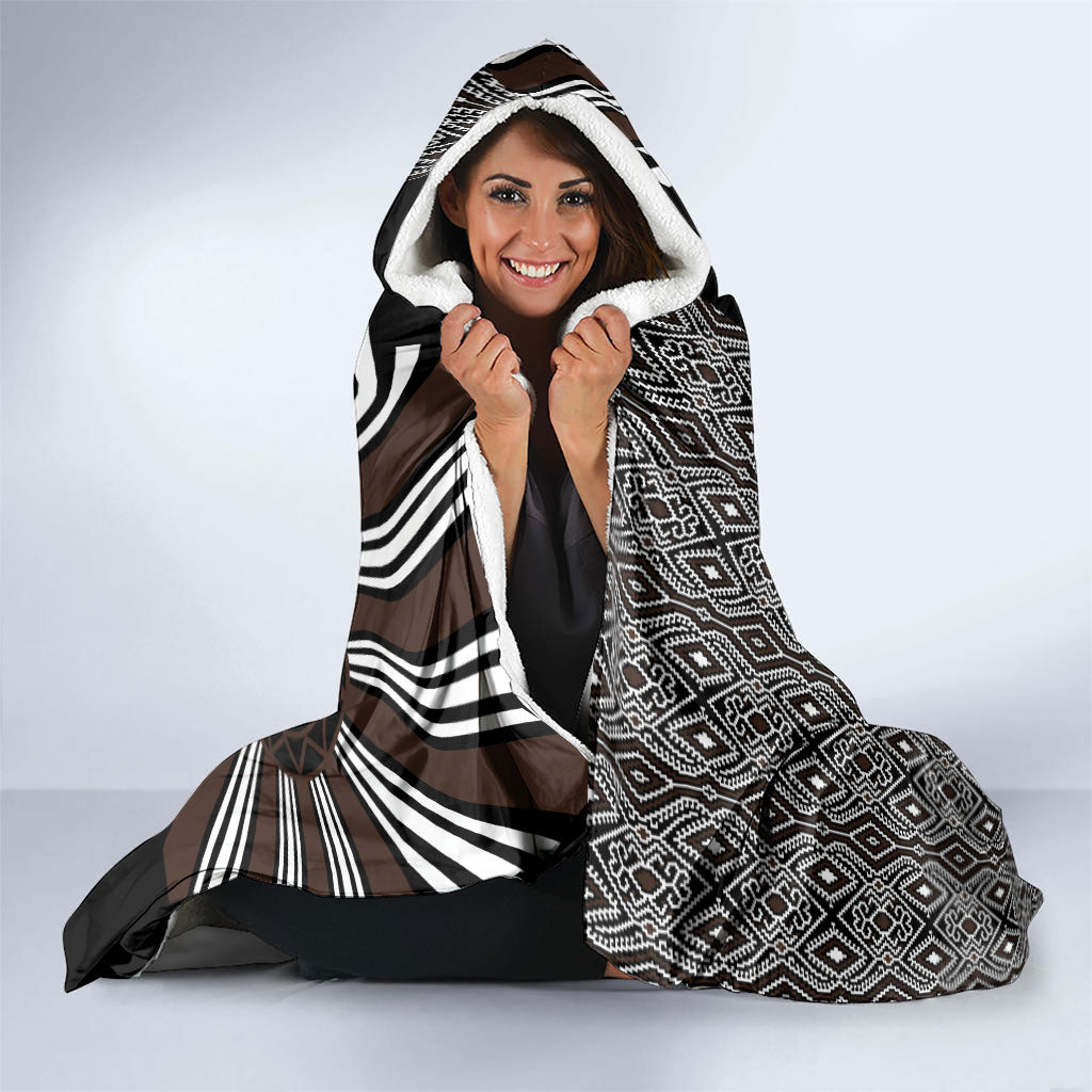 Mabuhay Philippines Festival Hooded Blanket Araw Tnalak Modern Filipiniana Inspired