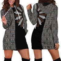 Mabuhay Philippines Festival Hoodie Dress Araw Tnalak Modern Filipiniana Inspired
