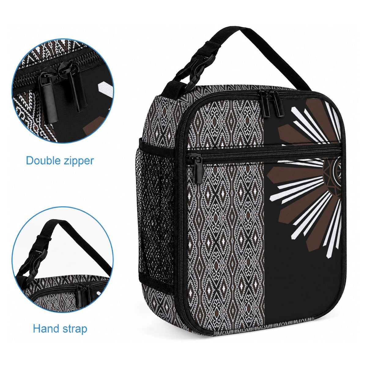 Mabuhay Philippines Festival Lunch Bag Araw Tnalak Modern Filipiniana Inspired