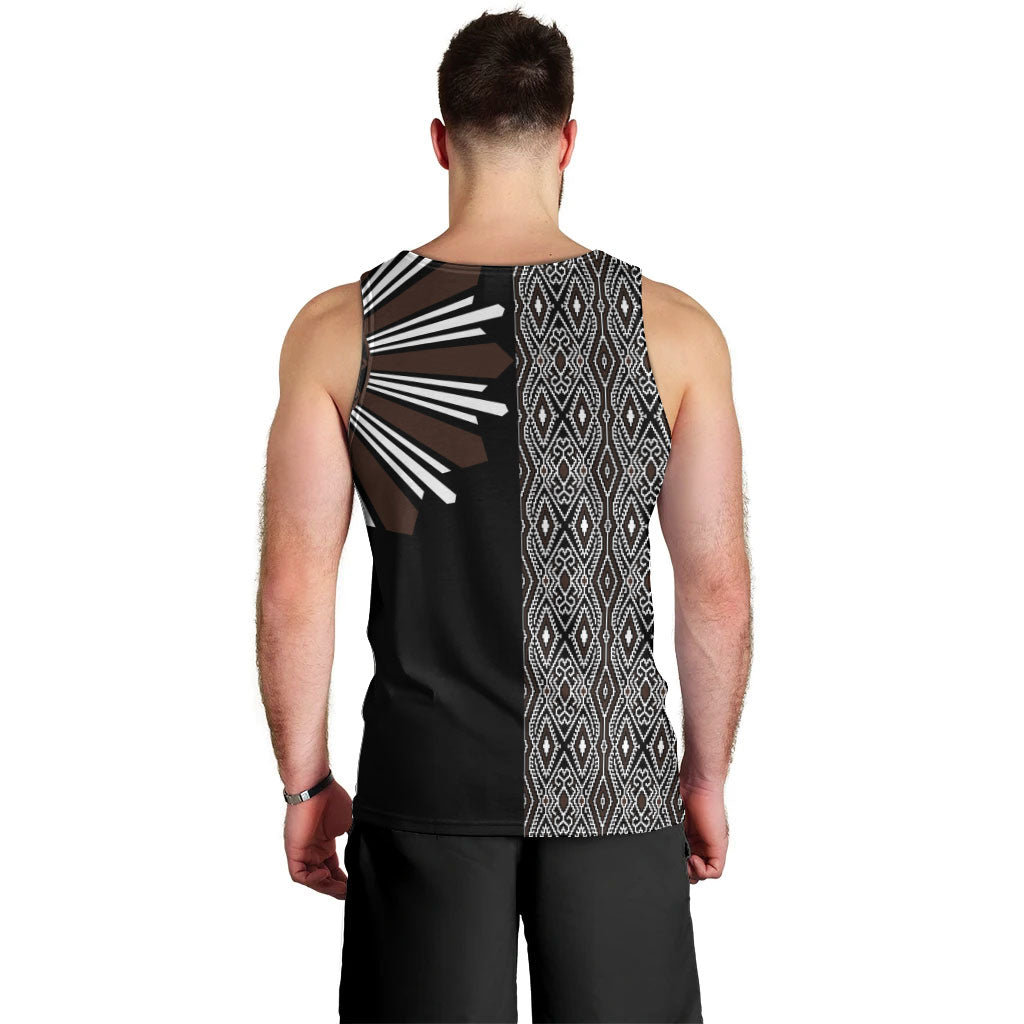 Mabuhay Philippines Festival Men Tank Top Araw Tnalak Modern Filipiniana Inspired