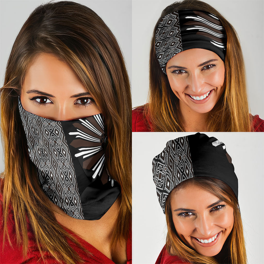 Mabuhay Philippines Festival Neck Gaiter Araw Tnalak Modern Filipiniana Inspired