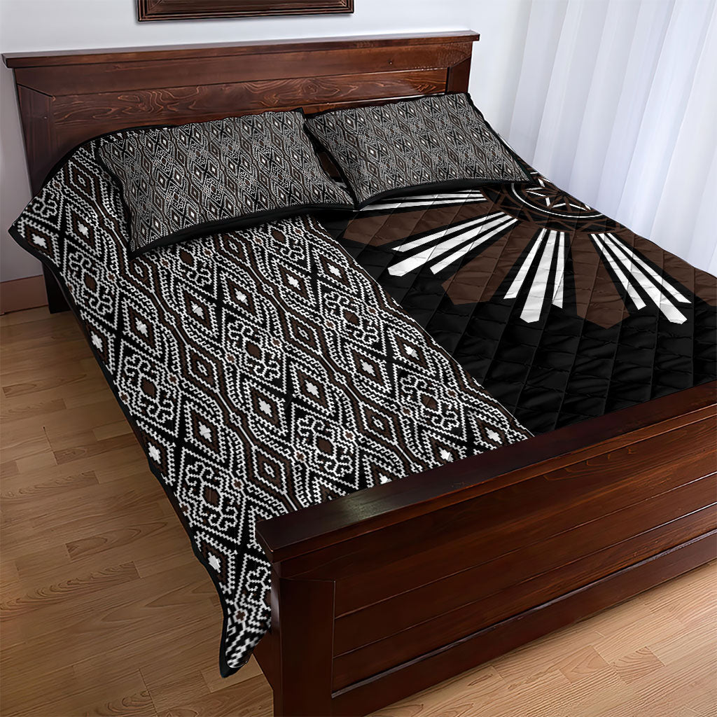 Mabuhay Philippines Festival Quilt Bed Set Araw Tnalak Modern Filipiniana Inspired