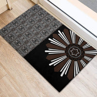 Mabuhay Philippines Festival Rubber Doormat Araw Tnalak Modern Filipiniana Inspired