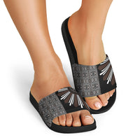 Mabuhay Philippines Festival Slide Sandals Araw Tnalak Modern Filipiniana Inspired
