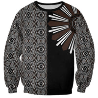 Mabuhay Philippines Festival Sweatshirt Araw Tnalak Modern Filipiniana Inspired