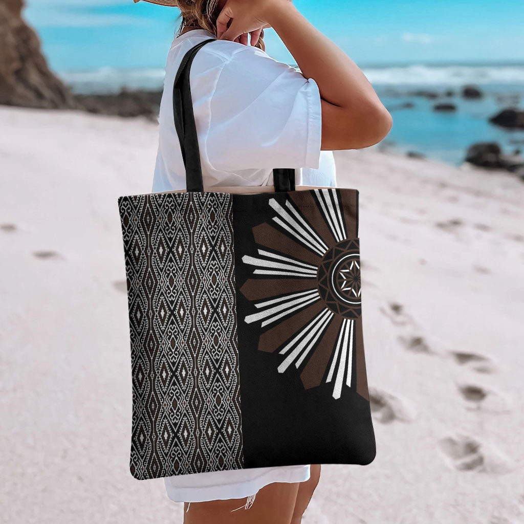 Mabuhay Philippines Festival Tote Bag Araw Tnalak Modern Filipiniana Inspired