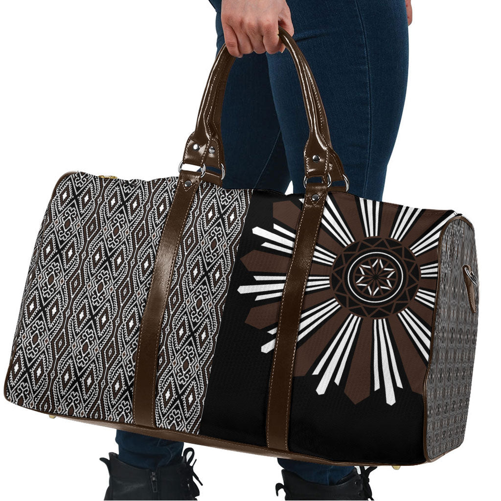 Mabuhay Philippines Festival Travel Bag Araw Tnalak Modern Filipiniana Inspired