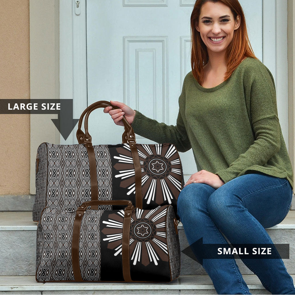 Mabuhay Philippines Festival Travel Bag Araw Tnalak Modern Filipiniana Inspired