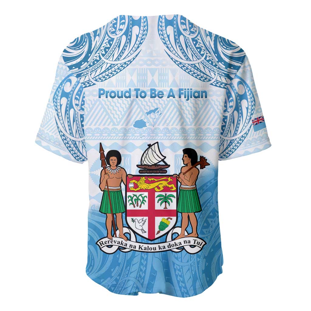 Fiji Day 1970 Baseball Jersey Proud To Be A Fijian Tapa Pattern LT14 - Polynesian Pride