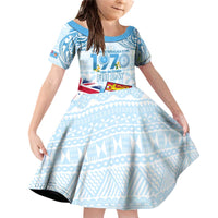 Fiji Day 1970 Family Matching Off Shoulder Short Dress and Hawaiian Shirt Proud To Be A Fijian Tapa Pattern