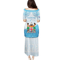 Fiji Day 1970 Family Matching Puletasi and Hawaiian Shirt Proud To Be A Fijian Tapa Pattern