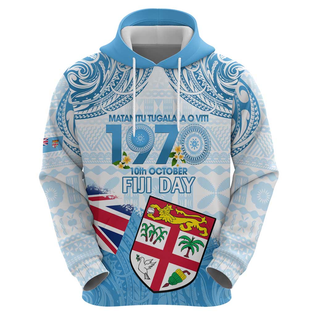 Fiji Day 1970 Hoodie Proud To Be A Fijian Tapa Pattern LT14 - Polynesian Pride