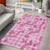 Alaka Aloha Hawaii Area Rug Plumeria Lei With Palaka Motif - Polynesian Pride