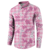 Alaka Aloha Hawaii Button Sweatshirt Plumeria Lei With Palaka Motif LT14 - Polynesian Pride