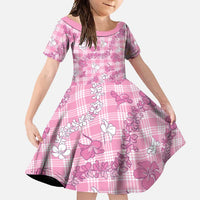 Alaka Aloha Hawaii Family Matching Mermaid Dress and Hawaiian Shirt Plumeria Lei With Palaka Motif - Polynesian Pride