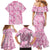 Alaka Aloha Hawaii Family Matching Mermaid Dress and Hawaiian Shirt Plumeria Lei With Palaka Motif - Polynesian Pride