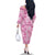 Alaka Aloha Hawaii Family Matching Off The Shoulder Long Sleeve Dress and Hawaiian Shirt Plumeria Lei With Palaka Motif - Polynesian Pride