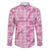 Alaka Aloha Hawaii Family Matching Puletasi and Hawaiian Shirt Plumeria Lei With Palaka Motif - Polynesian Pride