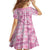 Alaka Aloha Hawaii Family Matching Short Sleeve Bodycon Dress and Hawaiian Shirt Plumeria Lei With Palaka Motif - Polynesian Pride
