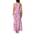 Alaka Aloha Hawaii Family Matching Tank Maxi Dress and Hawaiian Shirt Plumeria Lei With Palaka Motif - Polynesian Pride