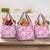 Alaka Aloha Hawaii Grocery Bag Plumeria Lei With Palaka Motif - Polynesian Pride