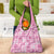 Alaka Aloha Hawaii Grocery Bag Plumeria Lei With Palaka Motif - Polynesian Pride