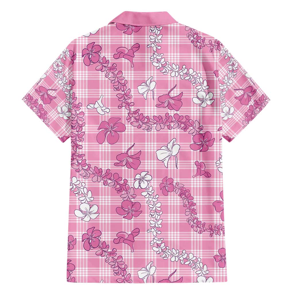 Alaka Aloha Hawaii Hawaiian Shirt Plumeria Lei With Palaka Motif - Polynesian Pride