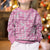 Alaka Aloha Hawaii Kid Ugly Christmas Sweater Plumeria Lei With Palaka Motif - Polynesian Pride