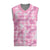 Alaka Aloha Hawaii Christmas Knitted V-Neck Vest Plumeria Lei With Palaka Motif - Polynesian Pride