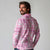 Alaka Aloha Hawaii Long Sleeve Polo Shirt Plumeria Lei With Palaka Motif - Polynesian Pride