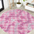 Alaka Aloha Hawaii Round Carpet Plumeria Lei With Palaka Motif - Polynesian Pride