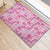 Alaka Aloha Hawaii Rubber Doormat Plumeria Lei With Palaka Motif - Polynesian Pride