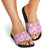 Alaka Aloha Hawaii Slide Sandals Plumeria Lei With Palaka Motif - Polynesian Pride