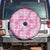 Alaka Aloha Hawaii Spare Tire Cover Plumeria Lei With Palaka Motif - Polynesian Pride