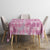Alaka Aloha Hawaii Tablecloth Plumeria Lei With Palaka Motif - Polynesian Pride