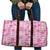 Alaka Aloha Hawaii Travel Bag Plumeria Lei With Palaka Motif - Polynesian Pride
