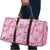 Alaka Aloha Hawaii Travel Bag Plumeria Lei With Palaka Motif - Polynesian Pride