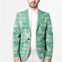 Omaomao Aloha Hawaii Blazer Plumeria Lei With Palaka Motif LT14 - Polynesian Pride