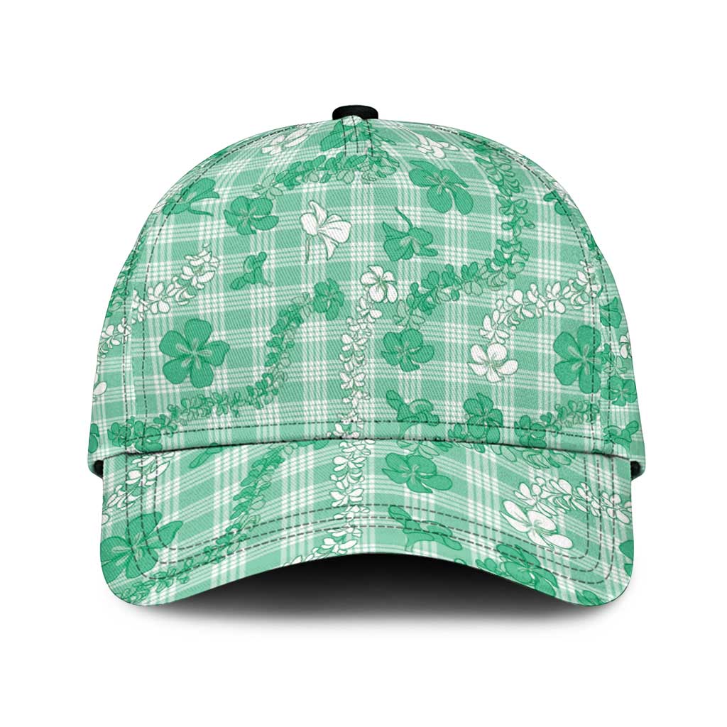 Omaomao Aloha Hawaii Classic Cap Plumeria Lei With Palaka Motif - Polynesian Pride