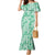 Omaomao Aloha Hawaii Family Matching Mermaid Dress and Hawaiian Shirt Plumeria Lei With Palaka Motif - Polynesian Pride