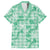 Omaomao Aloha Hawaii Family Matching Short Sleeve Bodycon Dress and Hawaiian Shirt Plumeria Lei With Palaka Motif - Polynesian Pride