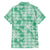 Omaomao Aloha Hawaii Family Matching Short Sleeve Bodycon Dress and Hawaiian Shirt Plumeria Lei With Palaka Motif - Polynesian Pride