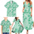 Omaomao Aloha Hawaii Family Matching Summer Maxi Dress and Hawaiian Shirt Plumeria Lei With Palaka Motif - Polynesian Pride